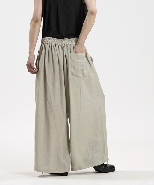 NO ID.（ノーアイディ）の「【NO ID.】2 Tuck Easy Baggy Trousers / 2タック イージー バギー トラウザーズ（その他パンツ・メンズ・グレー/ブラック/ブルーグレー・2/1）」の19枚目の写真
