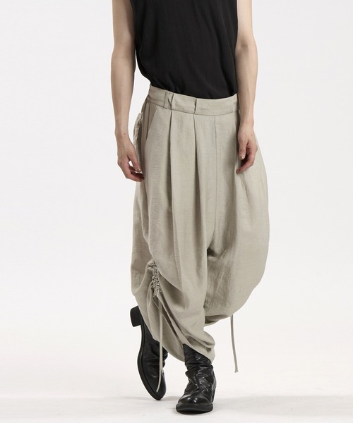 NO ID.（ノーアイディ）の「【NO ID.】2 Tuck Easy Baggy Trousers / 2タック イージー バギー トラウザーズ（その他パンツ・メンズ・グレー/ブラック/ブルーグレー・2/1）」の20枚目の写真