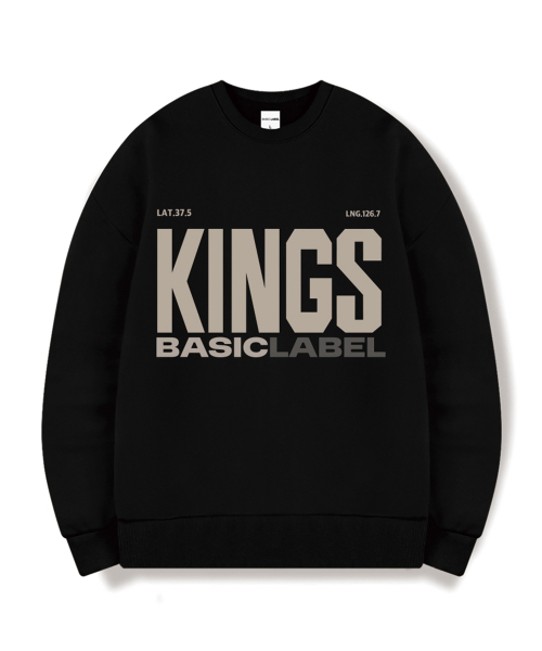 BASIC LABEL（ベーシックラベル）の「Kings Of Oversized Sweatshirt 6 Color [BLBM_1003]（スウェット・レディース・ホワイト/ライトグレー/グレー/ネイビー/ネイビー系/ブラック・SMALL/MEDIUM/LARGE/X-LARGE）」の12枚目の写真