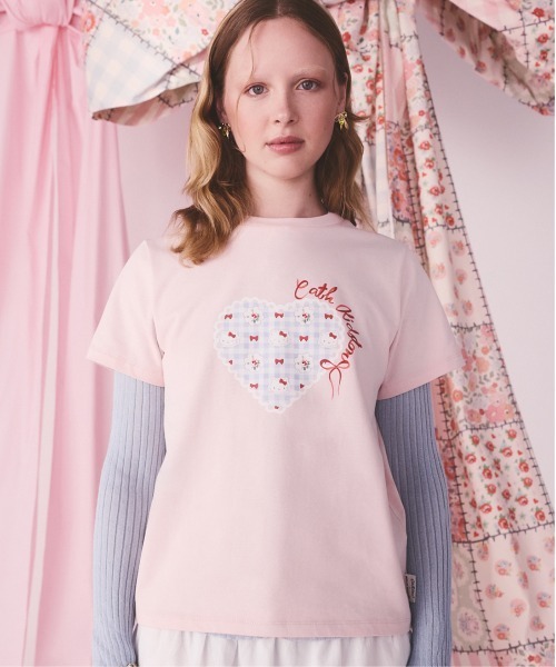 Cath Kidston(キャスキッドソン)の「Cath Kidston × Hello Kitty ベーシックTシャツ(Tシャツ/カットソー・レディース・ホワイト/サックスブルー/ピンク・FREE)」の19枚目の写真