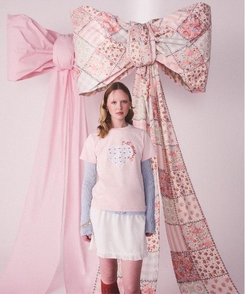 Cath Kidston(キャスキッドソン)の「Cath Kidston × Hello Kitty ベーシックTシャツ(Tシャツ/カットソー・レディース・ホワイト/サックスブルー/ピンク・FREE)」の18枚目の写真