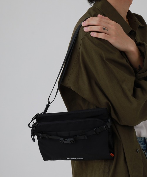 KRIFF MAYER(クリフメイヤー)の「KRIFF MAYER 撥水加工 超多機能 マルチ サコッシュ バッグ 男女兼用(ショルダーバッグ・メンズ・ブラック/ベージュ・FREE)」の15枚目の写真