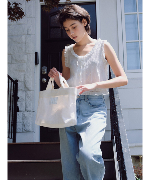 BAIE OUD(ベイウード)の「BAIE OUD Canvas tote bag_ecru(トートバッグ・レディース・その他・FREE)」の3枚目の写真