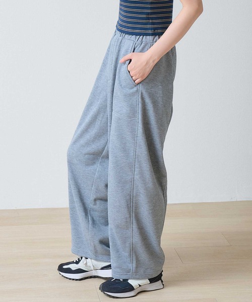 laulea(ラウレア)の「綿タッチ裏毛 250g 裏毛コクーンパンツ(スウェットパンツ・レディース・ブラック/グレー/ダークグレー・L/M)」の12枚目の写真