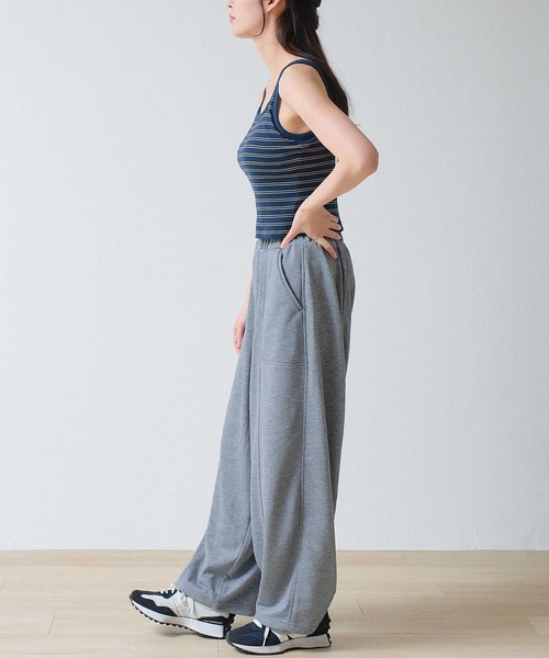 laulea(ラウレア)の「綿タッチ裏毛 250g 裏毛コクーンパンツ(スウェットパンツ・レディース・ブラック/グレー/ダークグレー・L/M)」の16枚目の写真