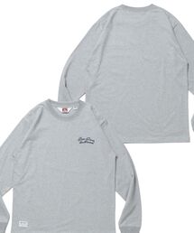 【BEN DAVIS】SCRIPT VNTG L/S TEE (REG) / ロンT 長袖 刺繍 ビスネーム ヴィンテージ加工 レギュラーフィット ユニセックス