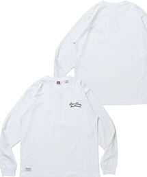 【BEN DAVIS】SCRIPT VNTG L/S TEE (REG) / ロンT 長袖 刺繍 ビスネーム ヴィンテージ加工 レギュラーフィット ユニセックス