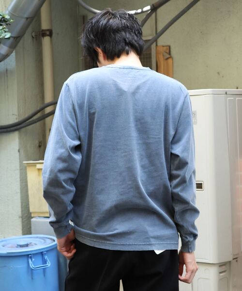 BEN DAVIS(ベンデイビス)の「【BEN DAVIS】SCRIPT VNTG L/S TEE (REG) / ロンT 長袖 刺繍 ビスネーム ヴィンテージ加工 レギュラーフィット ユニセックス(Tシャツ/カットソー・メンズ・ホワイト/ミント/グレー/ピンク/ブラック/その他1/ネイビー・SMALL/MEDIUM/LARGE/X-LARGE)」の10枚目の写真