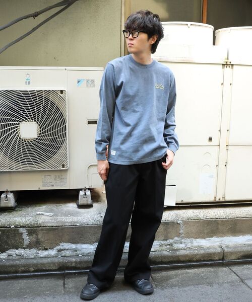 BEN DAVIS(ベンデイビス)の「【BEN DAVIS】SCRIPT VNTG L/S TEE (REG) / ロンT 長袖 刺繍 ビスネーム ヴィンテージ加工 レギュラーフィット ユニセックス(Tシャツ/カットソー・メンズ・ホワイト/ミント/グレー/ピンク/ブラック/その他1/ネイビー・SMALL/MEDIUM/LARGE/X-LARGE)」の11枚目の写真