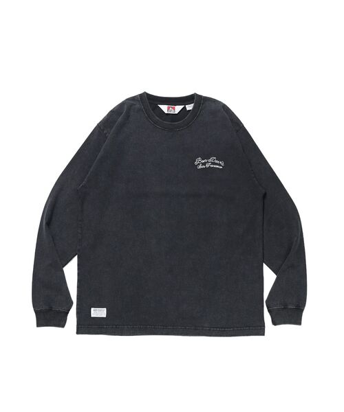 BEN DAVIS(ベンデイビス)の「【BEN DAVIS】SCRIPT VNTG L/S TEE (REG) / ロンT 長袖 刺繍 ビスネーム ヴィンテージ加工 レギュラーフィット ユニセックス(Tシャツ/カットソー・メンズ・ホワイト/ミント/グレー/ピンク/ブラック/その他1/ネイビー・SMALL/MEDIUM/LARGE/X-LARGE)」の18枚目の写真