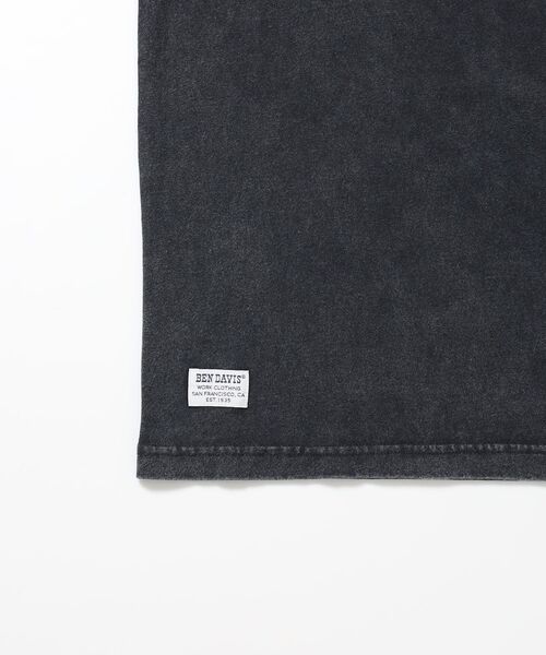 BEN DAVIS(ベンデイビス)の「【BEN DAVIS】SCRIPT VNTG L/S TEE (REG) / ロンT 長袖 刺繍 ビスネーム ヴィンテージ加工 レギュラーフィット ユニセックス(Tシャツ/カットソー・メンズ・ホワイト/ミント/グレー/ピンク/ブラック/その他1/ネイビー・SMALL/MEDIUM/LARGE/X-LARGE)」の21枚目の写真