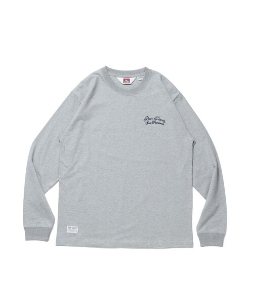 BEN DAVIS(ベンデイビス)の「【BEN DAVIS】SCRIPT VNTG L/S TEE (REG) / ロンT 長袖 刺繍 ビスネーム ヴィンテージ加工 レギュラーフィット ユニセックス(Tシャツ/カットソー・メンズ・ホワイト/ミント/グレー/ピンク/ブラック/その他1/ネイビー・SMALL/MEDIUM/LARGE/X-LARGE)」の22枚目の写真