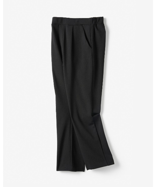 DoCLASSE（ ドゥクラッセ）の「ストレッチジョーゼット・ストレートパンツ（その他パンツ・レディース・ブラウン/ブラック/ダークネイビー・L/M/S）」の11枚目の写真