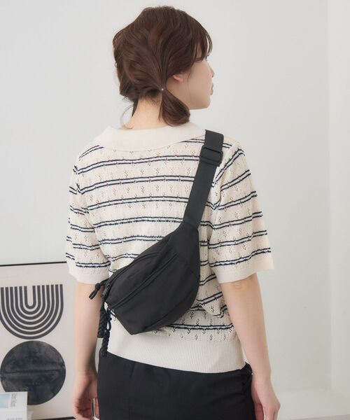 RETRO GIRL(レトロガール)の「ウエストポーチ(ショルダーバッグ・レディース・ブラック/ベージュ/レッド・ONE SIZE)」の11枚目の写真