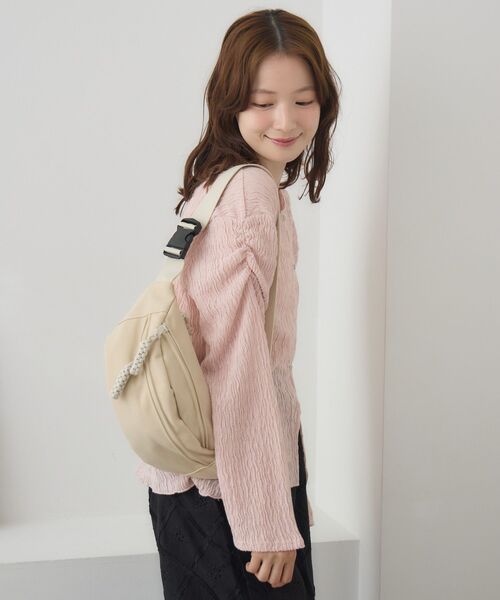 RETRO GIRL(レトロガール)の「ウエストポーチ(ショルダーバッグ・レディース・ブラック/ベージュ/レッド・ONE SIZE)」の20枚目の写真