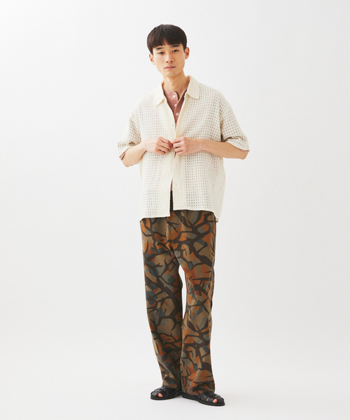 JOURNAL STANDARD relume(ジャーナルスタンダード レリューム)の「シアードビーチェック 半袖シャツ(シャツ/ブラウス・メンズ・ブラウン系その他/グレー/ブラック/ホワイト・LARGE/MEDIUM)」の16枚目の写真