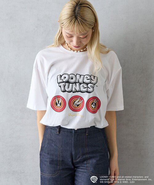 BIRTHDAY BAR(バースデイバー)の「BIRTHDAY BAR/LOONEY TUNES/Tシャツ(Tシャツ/カットソー・レディース・ホワイト・X-LARGE/MEDIUM)」の2枚目の写真