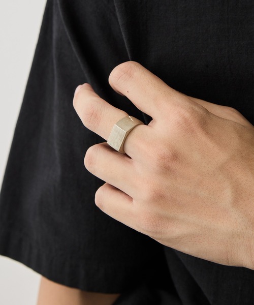 gifthand(ギフトハンド)の「【gifthand/ギフトハンド】Sv signet s ring(normal)(リング・メンズ・シルバー・17号/19号)」の4枚目の写真