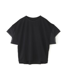 【ON・OFF着回し】チュールコンビカノコカットソー