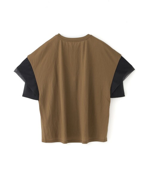 BIANCA（ビアンカ）の「【ON・OFF着回し】チュールコンビカノコカットソー（Tシャツ/カットソー・レディース・ブラウン/ブラック/チャコールグレー・38）」の13枚目の写真