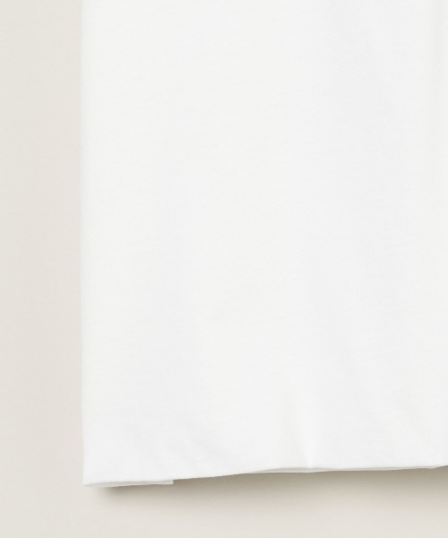 three dots(スリードッツ)の「ミルキージャージー Tシャツ(Tシャツ/カットソー・メンズ・ライトグレー・LARGE)」の6枚目の写真