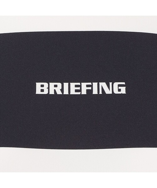 BRIEFING(ブリーフィング)の「【BRIEFING GOLF/ブリーフィングゴルフ】WOMEN’S PANEL STRIPE HIGHNECK(リラックスフィット)(Tシャツ/カットソー・レディース・ネイビー・S)」の7枚目の写真