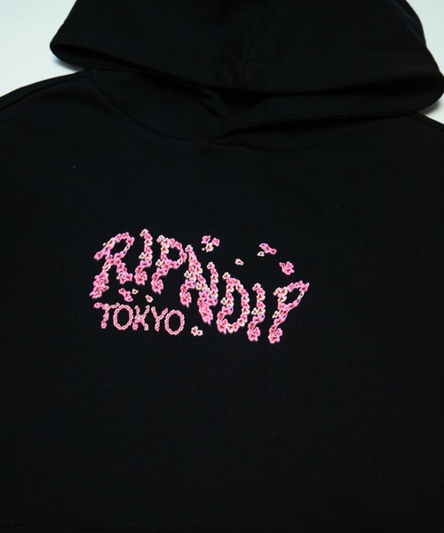 RIPNDIP(リップンディップ)の「CHERRY BLOSSOM HOODIE(パーカー・メンズ・ブラック・XX-LARGE)」の4枚目の写真