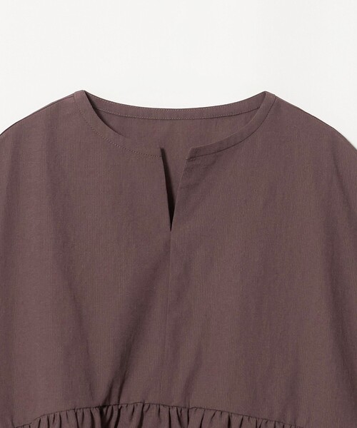 A DAY IN THE LIFE UNITED ARROWS(アデイインザライフユナイテッドアローズ)の「シアーストライプ ペプラムブラウス <A DAY IN THE LIFE>(シャツ/ブラウス・レディース・モカ/イエロー/ネイビー・FREE)」の11枚目の写真