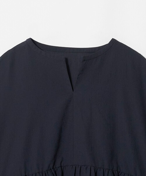 A DAY IN THE LIFE UNITED ARROWS(アデイインザライフユナイテッドアローズ)の「シアーストライプ ペプラムブラウス <A DAY IN THE LIFE>(シャツ/ブラウス・レディース・モカ/イエロー/ネイビー・FREE)」の17枚目の写真