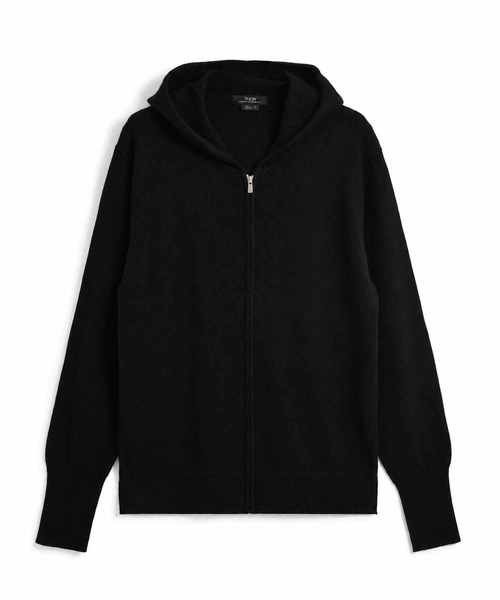 TAION(タイオン)の「【TAION(タイオン)】〈ウィメンズ〉シティ フルジップ カシミヤパーカー(パーカー・レディース・ブラック・L/M)」の21枚目の写真
