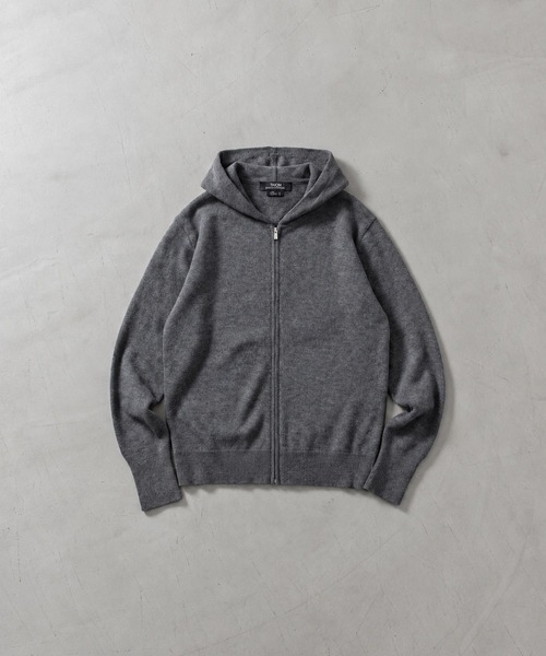 TAION(タイオン)の「【TAION(タイオン)】〈ウィメンズ〉シティ フルジップ カシミヤパーカー(パーカー・レディース・ブラック・L/M)」の18枚目の写真