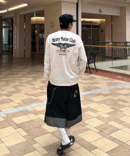 SCALLYWAG（スカリーワグ）の「[リュジョンラン × スケリーワック] ロールアップノンフェイドバミューダデニムショーツ[ブラック]（その他パンツ・レディース・その他・LARGE/X-LARGE/SMALL/MEDIUM）」の16枚目の写真