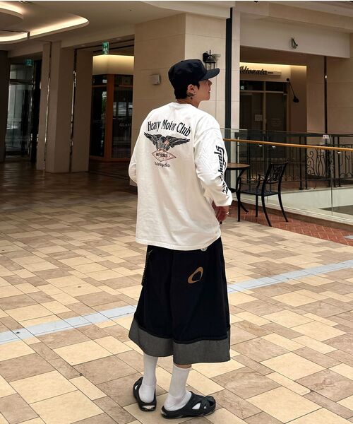 SCALLYWAG（スカリーワグ）の「[リュジョンラン × スケリーワック] ロールアップノンフェイドバミューダデニムショーツ[ブラック]（その他パンツ・レディース・その他・LARGE/X-LARGE/SMALL/MEDIUM）」の21枚目の写真