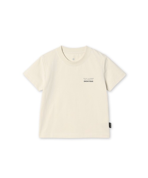 Snow Peak(スノーピーク)の「Snow Peak / Elemental Balance T-Shirt Kids プリントTシャツ キッズ(Tシャツ/カットソー・キッズ・アイボリー/ブラウン/ダークグリーン・140cm/110cm/125cm)」の4枚目の写真