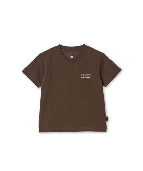 Snow Peak(スノーピーク)の「Snow Peak / Elemental Balance T-Shirt Kids プリントTシャツ キッズ(Tシャツ/カットソー・キッズ・アイボリー/ブラウン/ダークグリーン・140cm/110cm/125cm)」の5枚目の写真