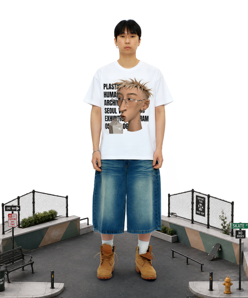 LAUGHER(ラファー)の「プラスチックヒューマンTシャツ - ホワイト(Tシャツ/カットソー・レディース・ホワイト・MEDIUM/LARGE/X-LARGE)」の13枚目の写真