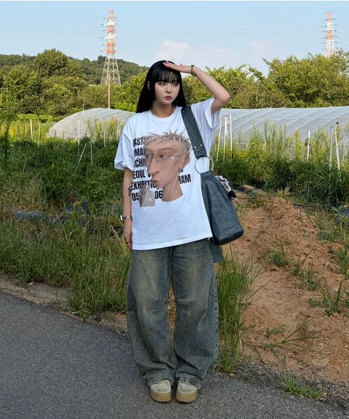 LAUGHER(ラファー)の「プラスチックヒューマンTシャツ - ホワイト(Tシャツ/カットソー・レディース・ホワイト・MEDIUM/LARGE/X-LARGE)」の3枚目の写真
