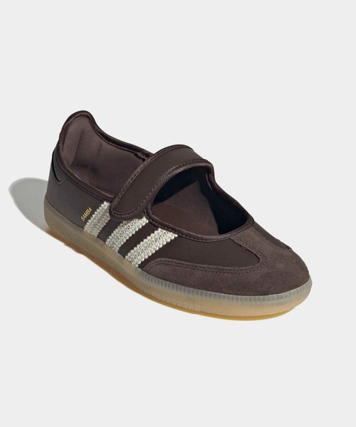 adidas(アディダス)の「サンバ ジェーン / SAMBA JANE / アディダスオリジナルス adidas Originals(スニーカー・レディース・ブラウン・27.5cm/27.0cm/26.5cm/26.0cm/23.0cm/22.5cm/22.0cm/25.5cm/25.0cm/24.5cm/24.0cm/23.5cm/28.0cm)」の4枚目の写真