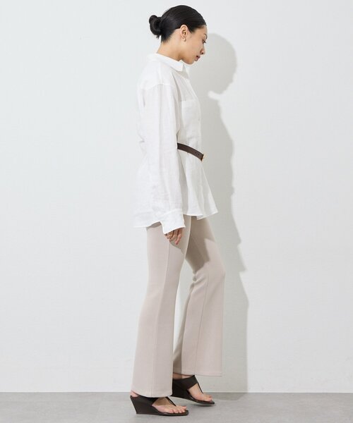Whim Gazette(ウィムガゼット)の「フィブリルダンボールパンツ/セットアップ可(その他パンツ・レディース・ベージュ/ブラウン/チャコールグレー・36/38)」の18枚目の写真