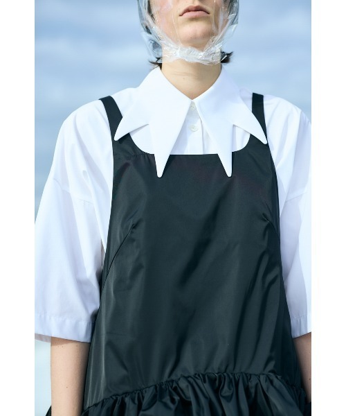 ENFOLD(エンフォルド)の「DROP-HEM CAMISOLE VEST(ベスト・レディース・ブラック・38)」の8枚目の写真