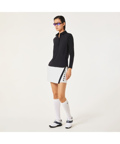 OAKLEY（オークリー）の「オークリー ELEVATE INSPRING CULOTTE 3.0 キュロット/ 撥水/ ゴルフウィメンズ/OAKLEY（その他パンツ・レディース・ホワイト×ブラック・XS/S/M/L）」の7枚目の写真