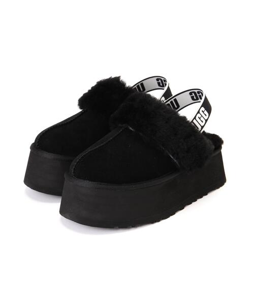 UGG(アグ)の「UGG(アグ)Funkette/1113474(ブーツ・レディース・ベージュ/ブラック・6/8/7)」の1枚目の写真