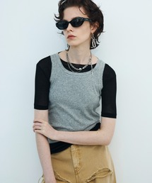 SHEER RIB TEE /シアーリブT