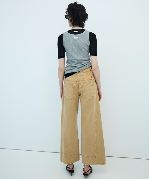 JOSE MOON(ジョゼムーン)の「SHEER RIB TEE /シアーリブT(Tシャツ/カットソー・レディース・ホワイト/グレー/ブラック/サックスブルー/ピンク・FREE)」の18枚目の写真