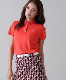【St ANDREWS】【吸水速乾】【UVカット】ポップコーンストレッチ半袖ポロシャツ (WOMENS)