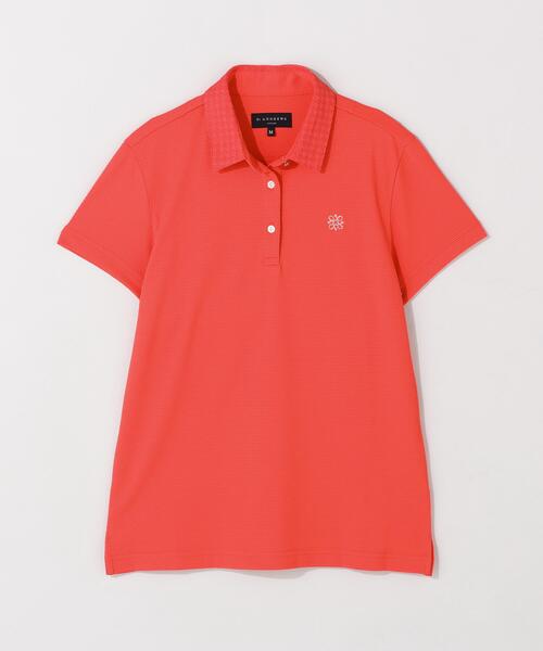 St ANDREWS(セントアンドリュース)の「【St ANDREWS】【吸水速乾】【UVカット】ポップコーンストレッチ半袖ポロシャツ (WOMENS)(ポロシャツ・レディース・ネイビー/ピンク・S/M)」の7枚目の写真