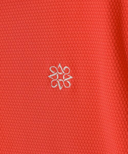 St ANDREWS(セントアンドリュース)の「【St ANDREWS】【吸水速乾】【UVカット】ポップコーンストレッチ半袖ポロシャツ (WOMENS)(ポロシャツ・レディース・ネイビー/ピンク・S/M)」の8枚目の写真