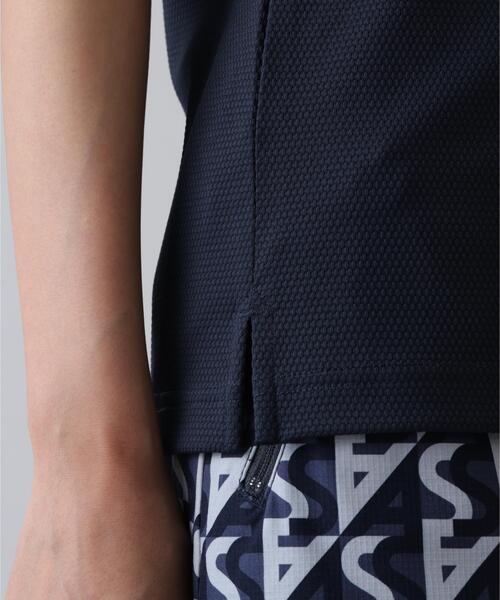 St ANDREWS(セントアンドリュース)の「【St ANDREWS】【吸水速乾】【UVカット】ポップコーンストレッチ半袖ポロシャツ (WOMENS)(ポロシャツ・レディース・ネイビー/ピンク・S/M)」の17枚目の写真