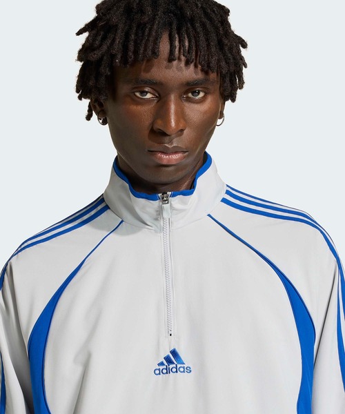 adidas(アディダス)の「チームガイスト ハーフジップ スウェットシャツ / ハーフジップ / アディダスオリジナルス adidas Originals(スウェット・メンズ・グレー・XX-LARGE/3XL/LARGE/MEDIUM/SMALL/X-LARGE/X-SMALL)」の4枚目の写真