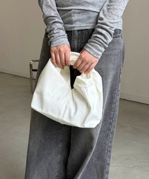 ツイストハンドルミニバッグ/ねじれハンドバッグ